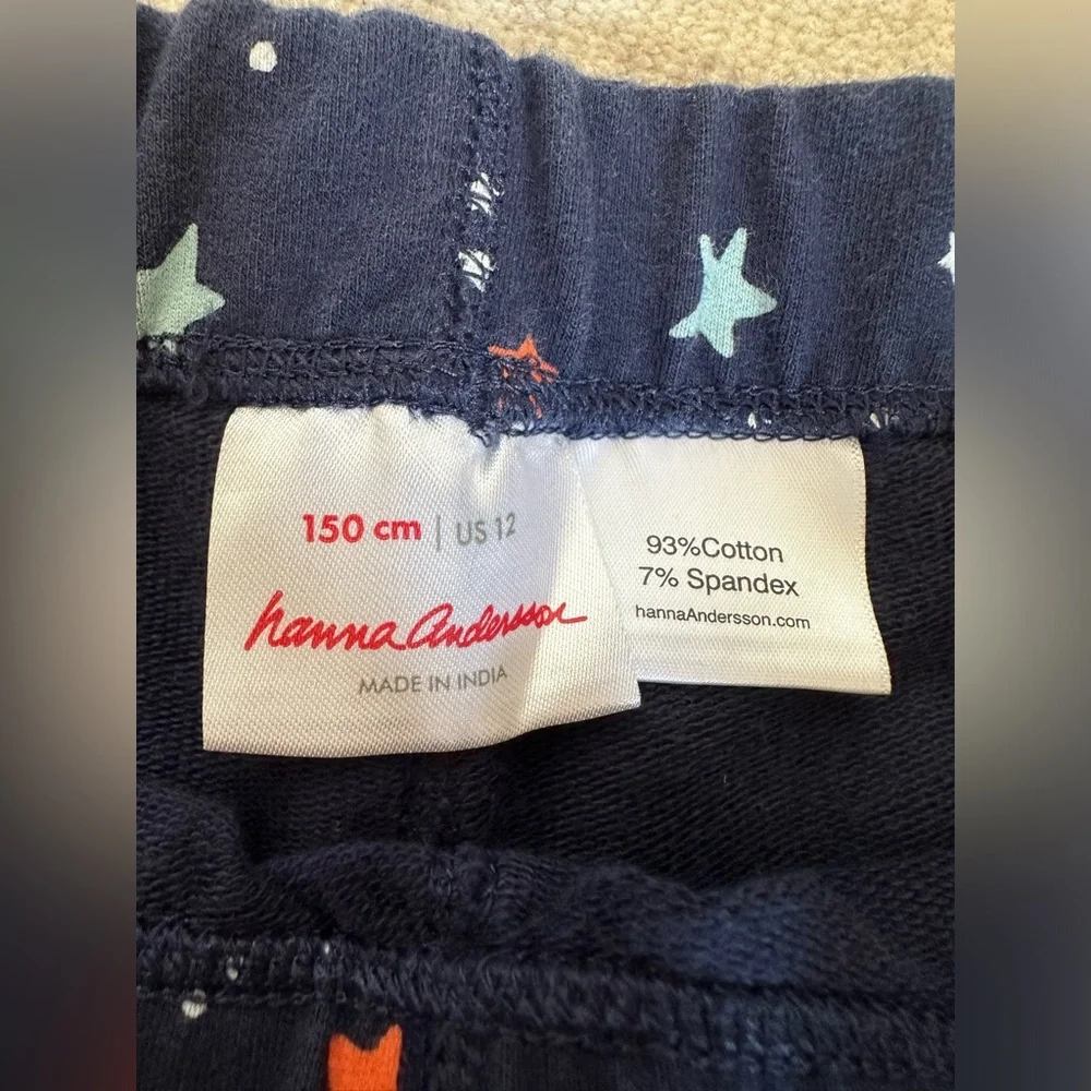 Hanna Andersson Bundle- Three Pairs of Leggings Strawberry, Stars, Dots Sz 12